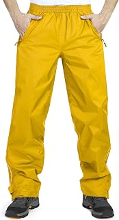 33,000ft Men's Waterproof Trousers Lightweight Breathable Rain Overtrousers