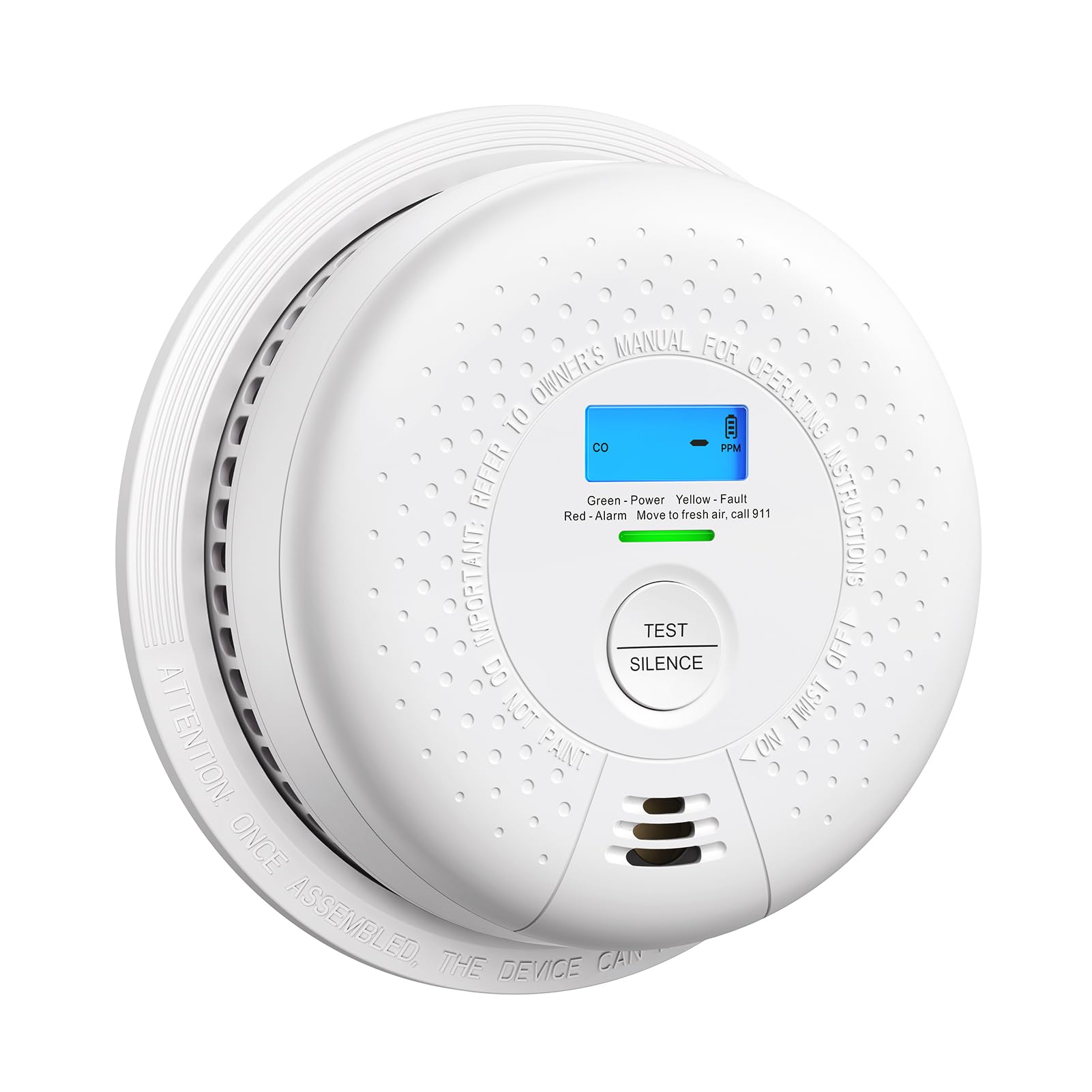 X-Sense Smoke Detector and Carbon Monoxide Detector, SC01, 1-Pack | 10-Year Seal
