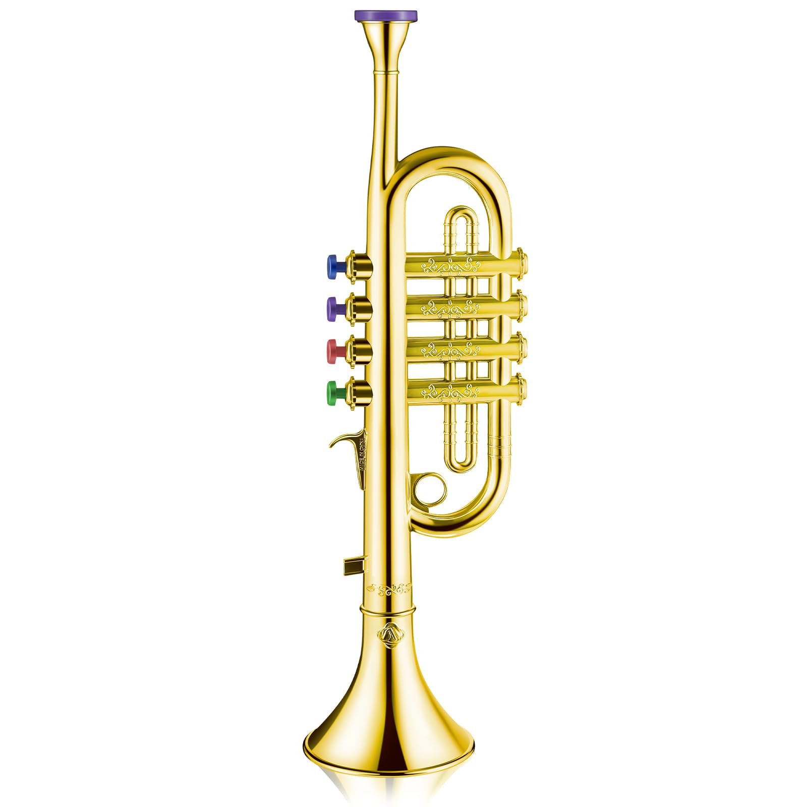 Lewtemi Gold Trumpet Musical Instruments Toy for Kid Fake Plastic | Musical Toy 