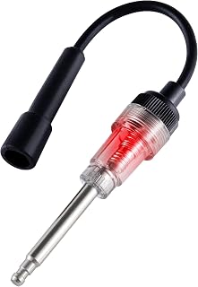SINGARO Inline Spark Plug Tester, Plug-in Engine Ignition Tester, Car Exterior Accessories, Automobile, Lawn Mower,Engine Verification-Armature Diagnostic Test Tool