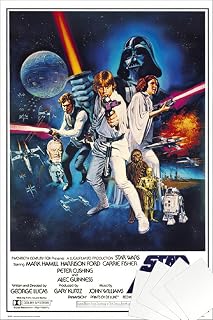 Star Wars: Episode IV - A New Hope - Movie Poster/Print (Regular Style C) (Size: 24 inches x 36 inches) (Poster & Poster Strip Set)