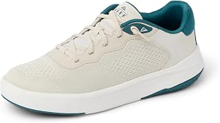 Reef Men's Shoreline Del Mar Shoe, Breathable Knit Upper, Lightweight and Flexible, Padded Footbed, Elastic Laces