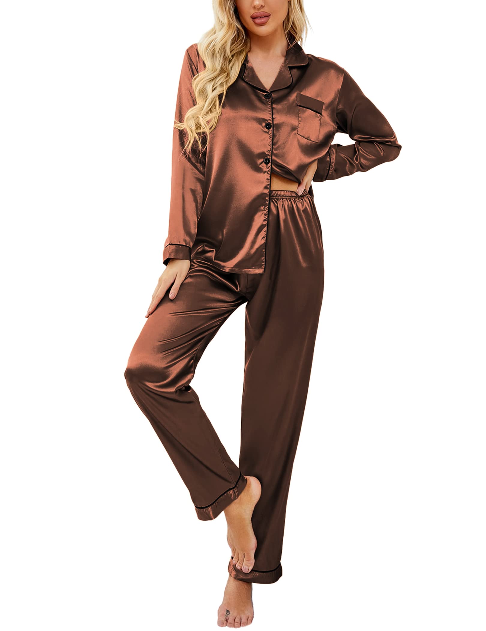 Ekouaer Casual Women's Pijama Set