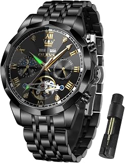 OLEVS Men Waterproof Luminous Automatic Date Minimalist Analog Quartz Watch
