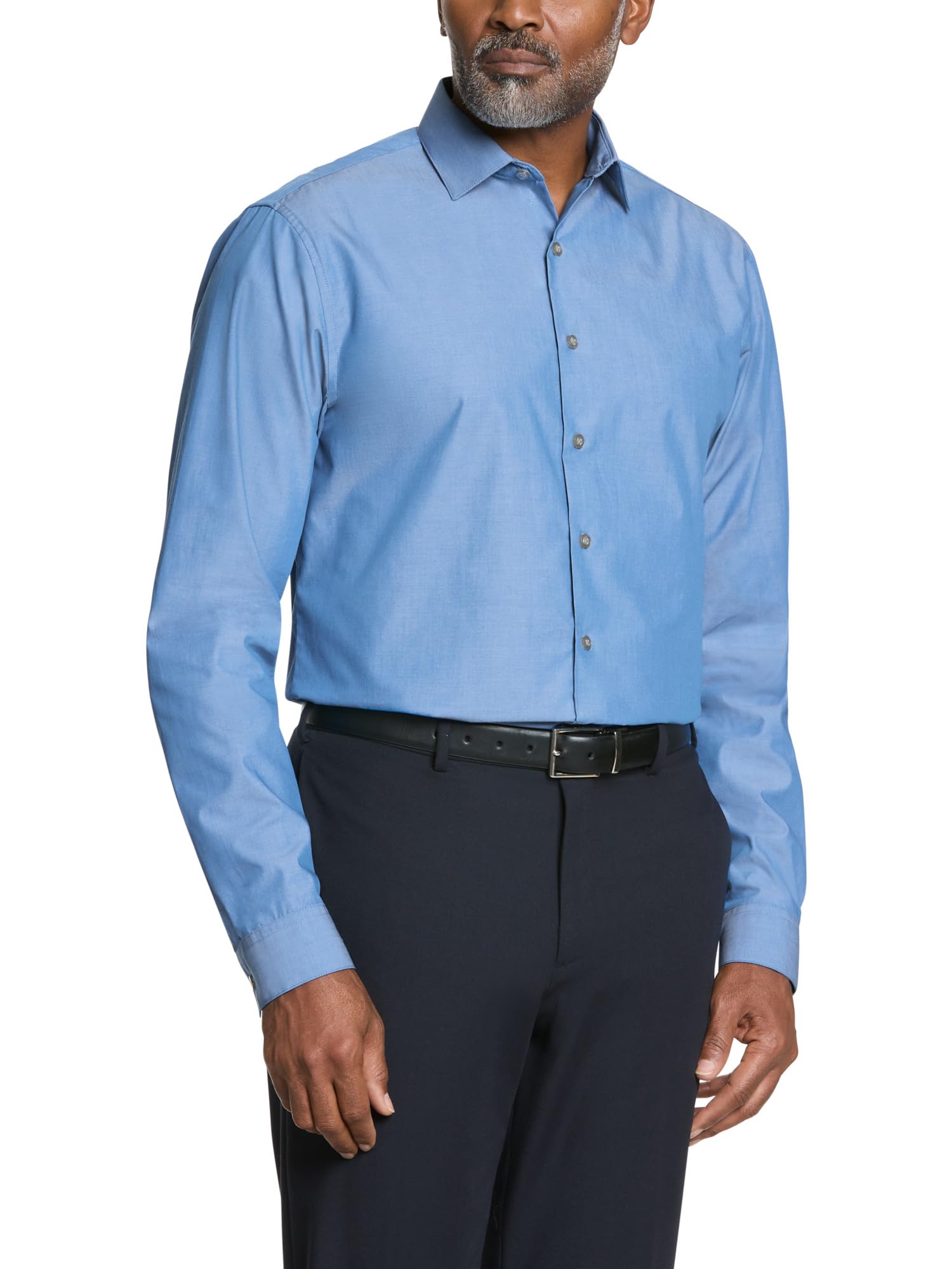 Kenneth Cole Unlisted Men's Slim Fit Solid Dress Shirt - Amazon Exclusive