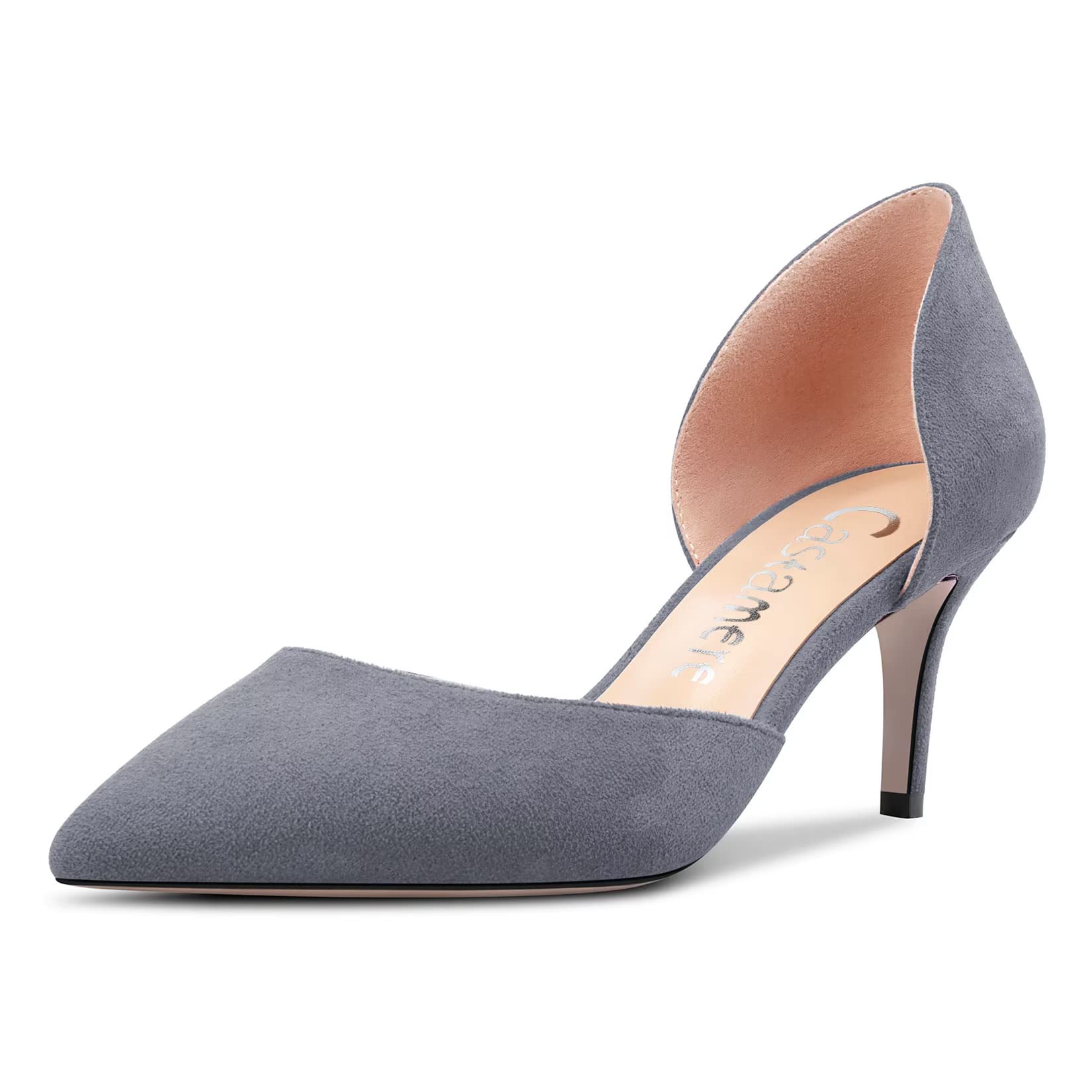 Castamere Women's Needle Medium Pointed Toe Pumps Two-Piece Slip-on Office Class