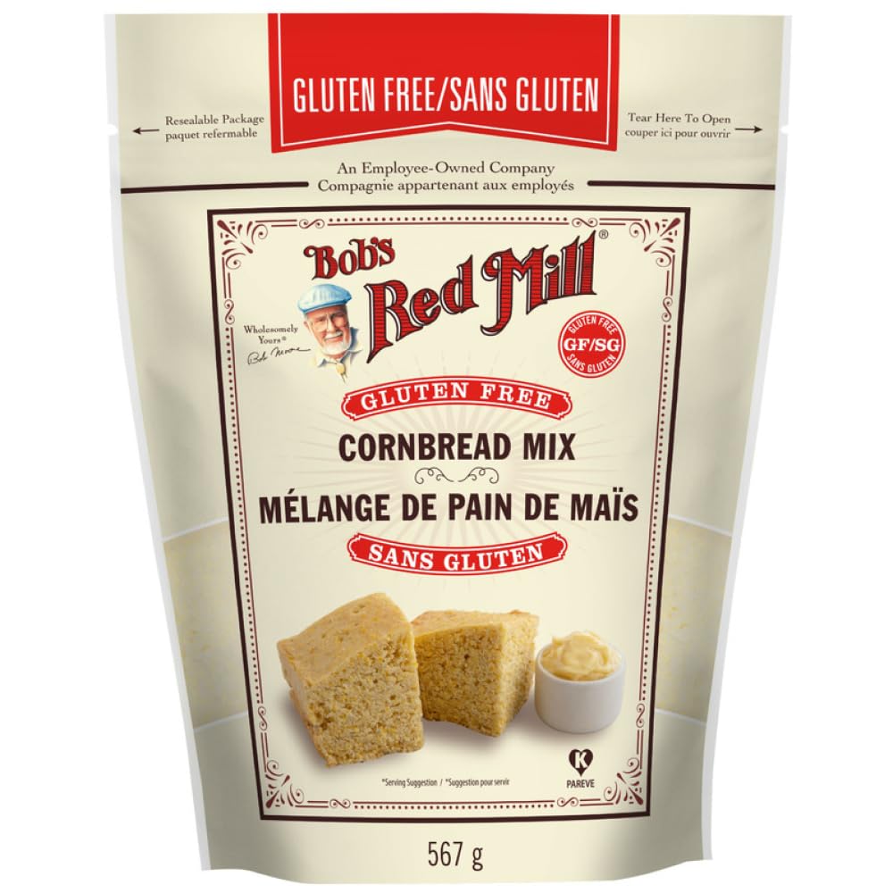 Bob's Red Mill Gluten Free Cornbread Mix, 567 Grams (Pack of 1)