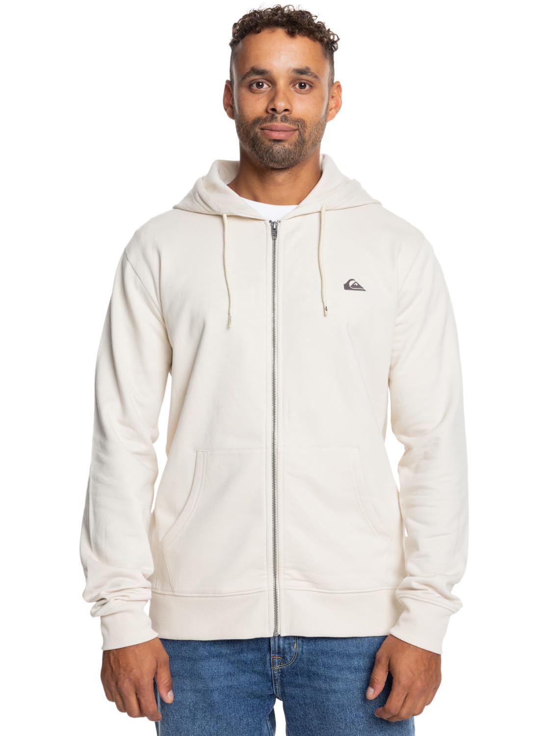 Quiksilver Men's Salt Water Zip Hoodie Cardigan Sweater (pack of 1)