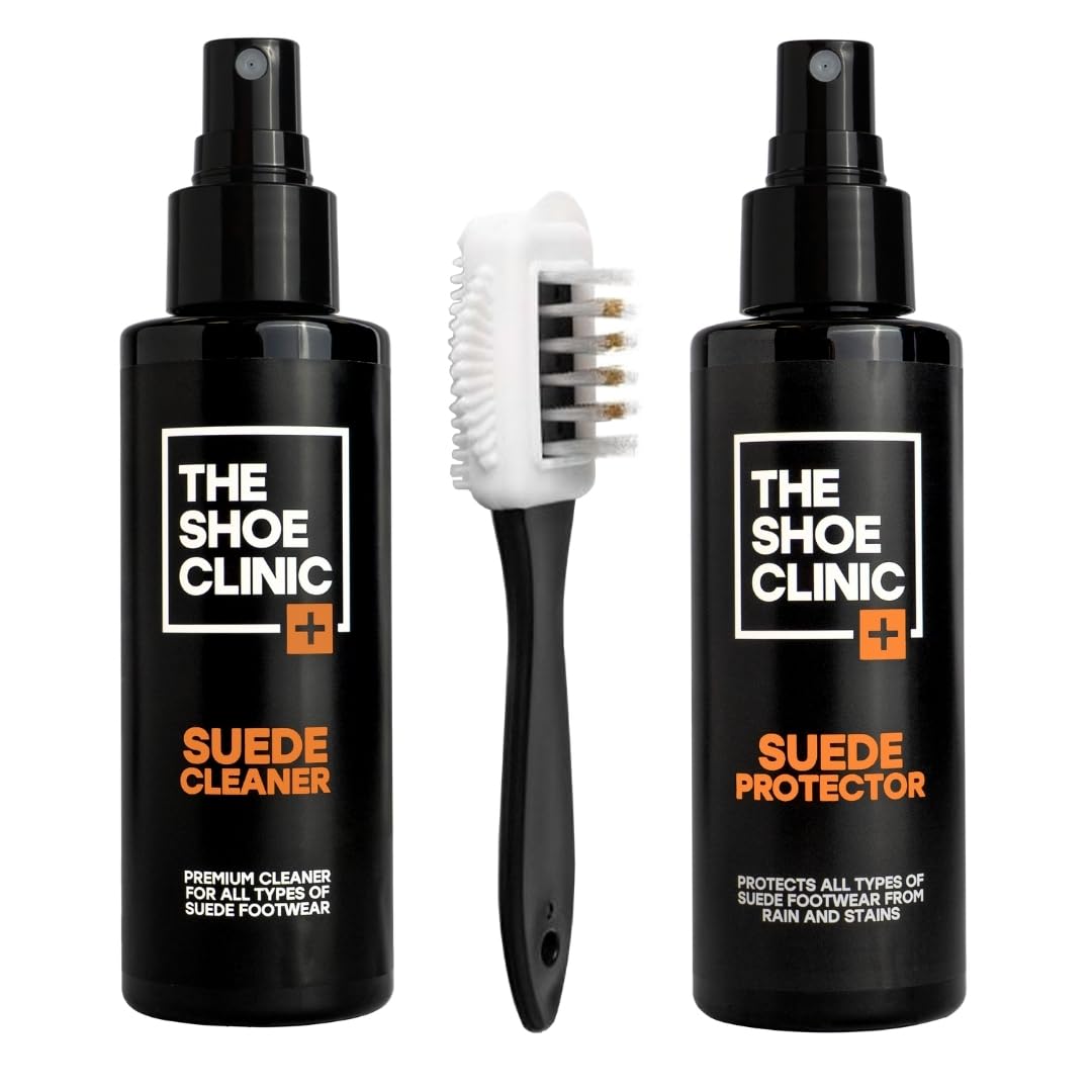 Shoe Clinic Shoe Cleaning Kit for Suede & Nubuck | Suede Cleaner & Suede Protect
