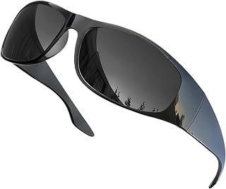 grinderPUNCH Superdunkle CAT 4 Sonnenbrille Mit Polarisierten Blackout-Gläsern Für Lichtempfindlichkeit Und Migräne-Linderung Umlaufendes Design