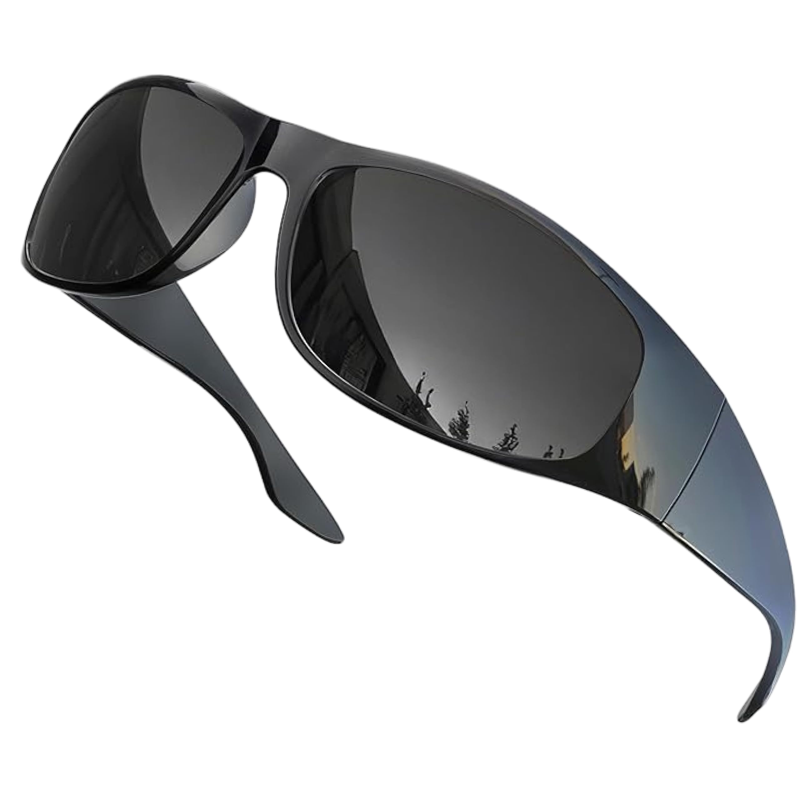 grinderPUNCH Superdunkle CAT 4 Sonnenbrille Mit Polarisierten Blackout-Gläsern F