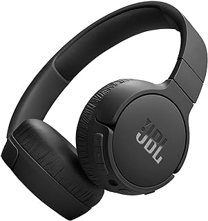 JBL T670NCBLK Tune 670NC On-Ear Headphones - Black | Noise Cancelling