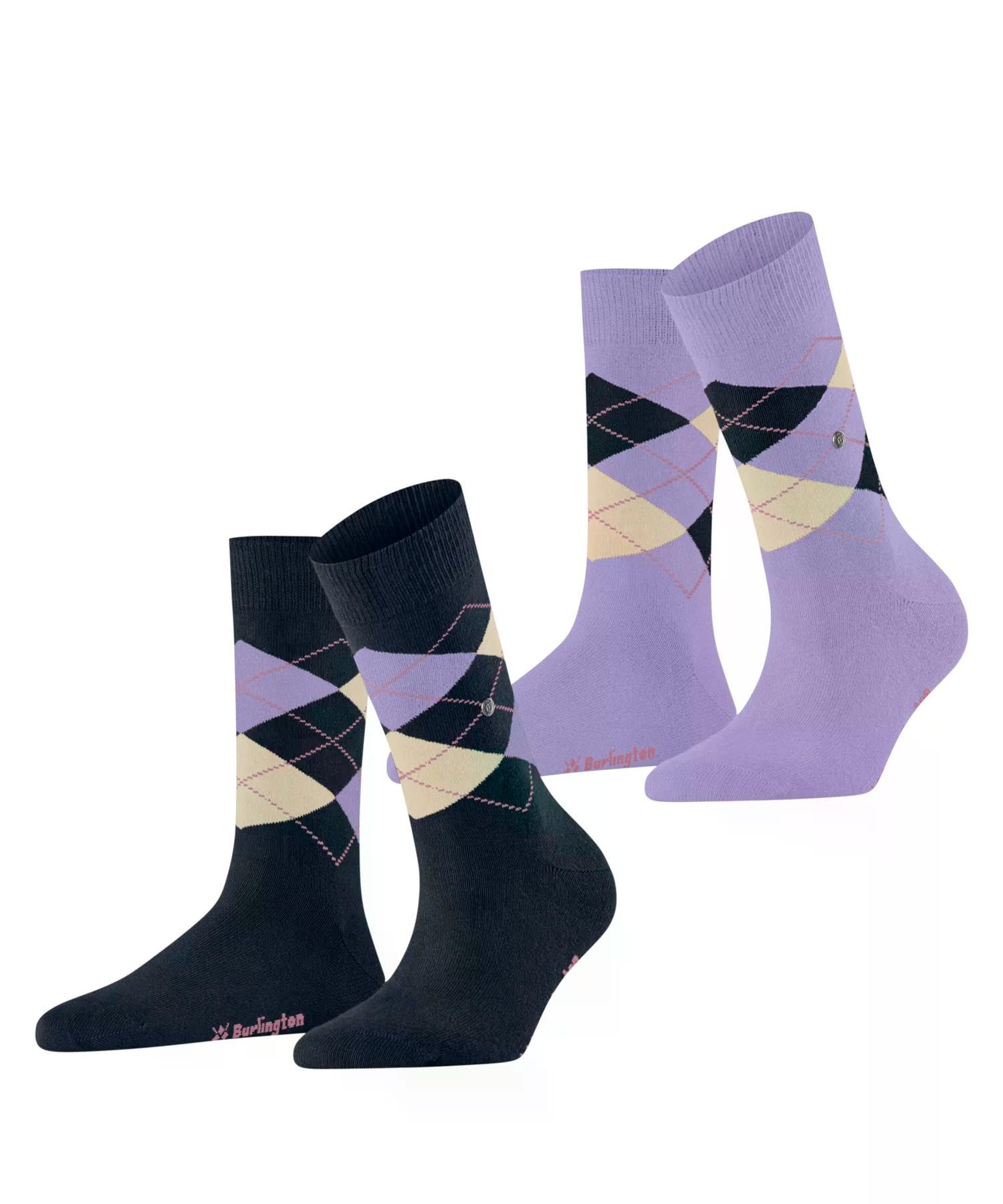 Burlington Everyday Argyle Women's Soft Combed Cotton Socks