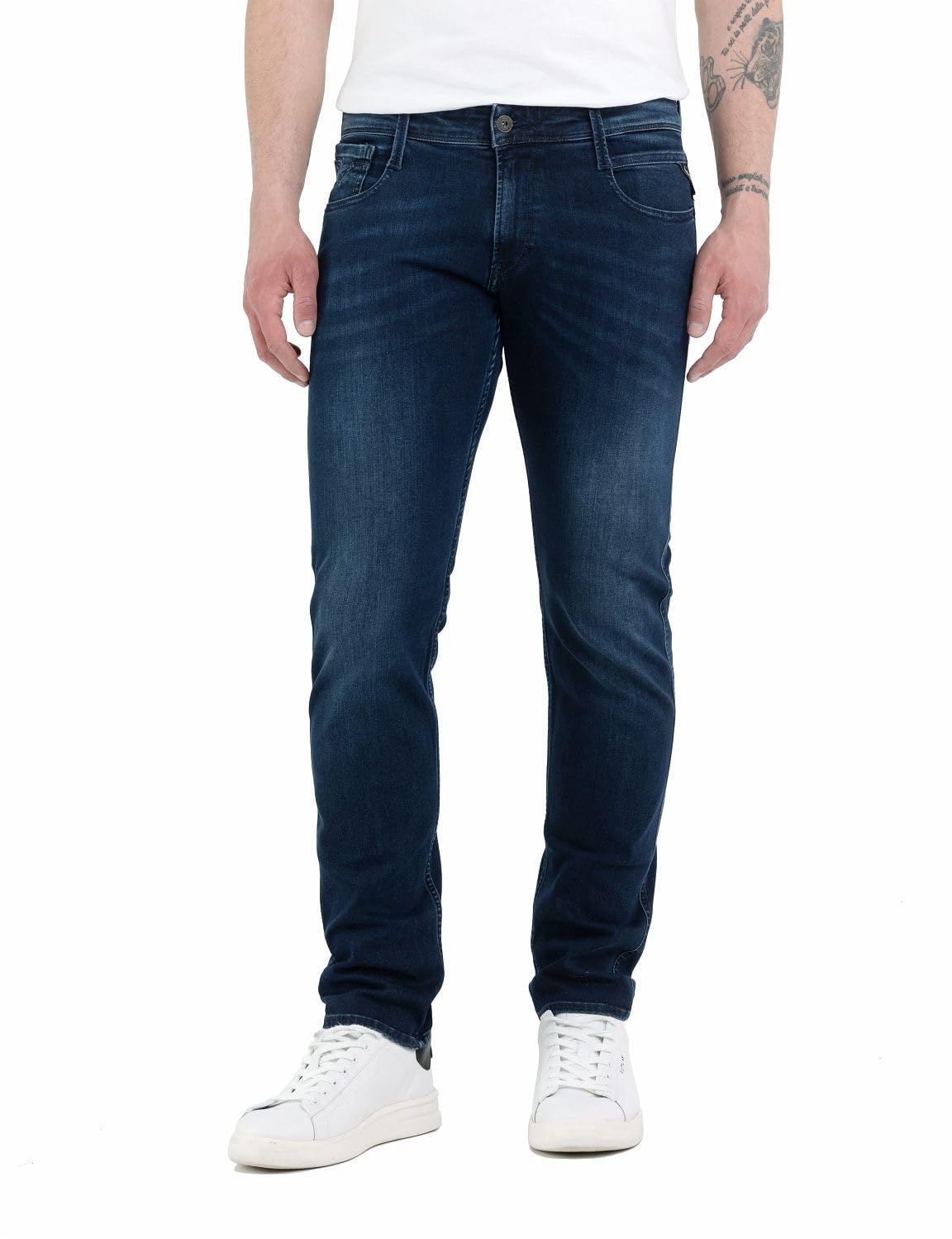 Replay Anbass Men's Slim Fit Jeans with Comfort Stretch