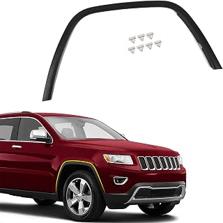 FIONE Fender Flares Replacement for Jeep Grand Cherokee 2011-2016 RH | Wheel Arch Fender Cover Trim Moulding Molding 1MP38RXFAE CH1291106 Right Passenger Sides