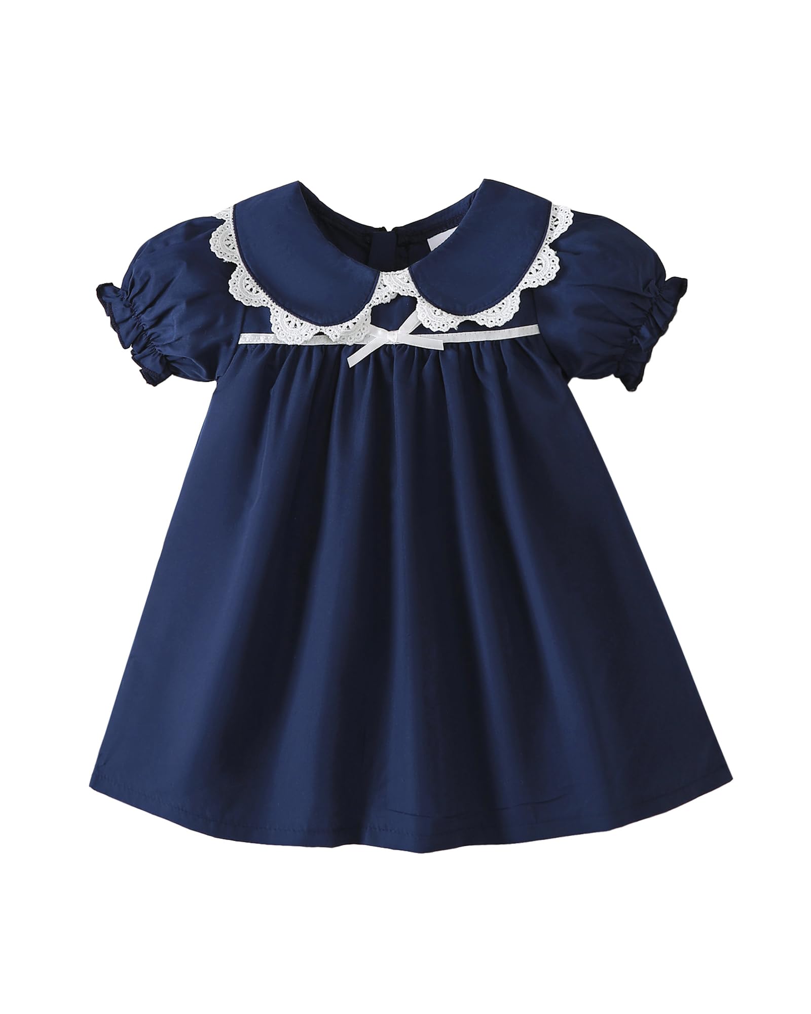 Kucnuzki Baby Girl Clothes Cute Spring Summer Sun Dresses Toddler Casual Puff Sl