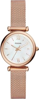 Fossil Carlie ES4433 Women's Stainless Steel Mother of Pearl Dial Bracelet Watch
