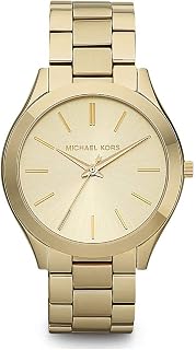 Michael Kors Slim Runway Three-Hand Rose Gold-Tone Stainless Steel Women's Watch (Model: MK3197)