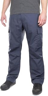 LAPG Men's Tactical Cargo Trousers with Elasticated Belt, Lightweight Durable Ripstop CCW Cargo Trousers for Men