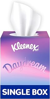 Kleenex Take a Moment Tissues - Single Cube Tissue Box | Always Soft and Strong in Aid of Mind Charity - Packaging May Vary
