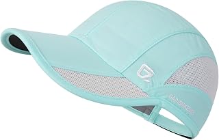 GADIEMKENSD Unstructured Quick Dry Sports Cap Outdoor Sun Protective Unisex