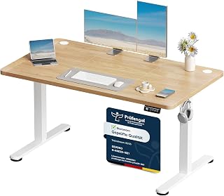 Devoko Electric Height-Adjustable Desk 120 x 60 cm Beige