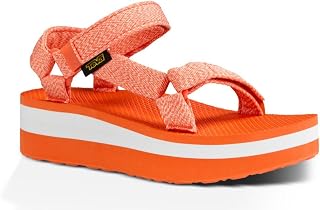 Teva Flatform Universal Sandal, Marled Coral, 42 B(M) EU
