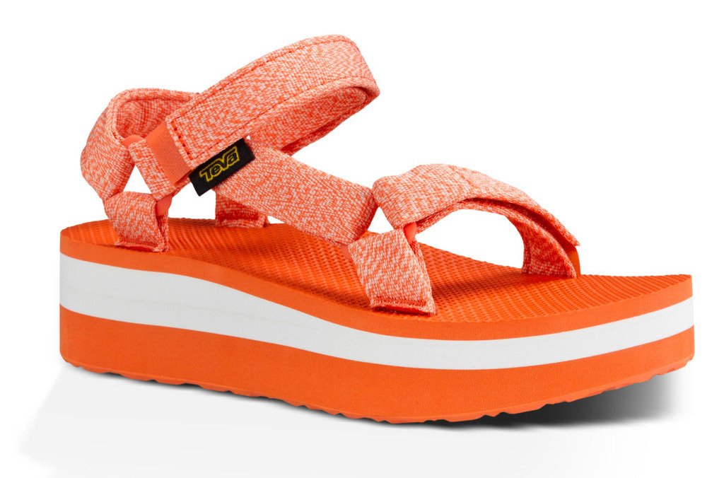 Teva Flatform Universal Sandal, Marled Coral, 42 B(M) EU