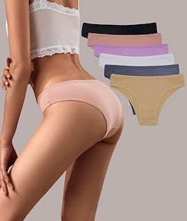 Women's Cotton Underwear Breathable Underwear 6 Pieces