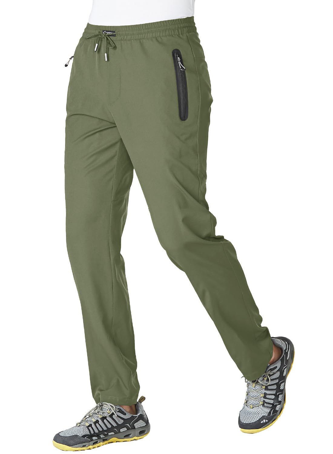 YSENTO Men's Lightweight Sports Trousers Long Summer Jogging Bottoms