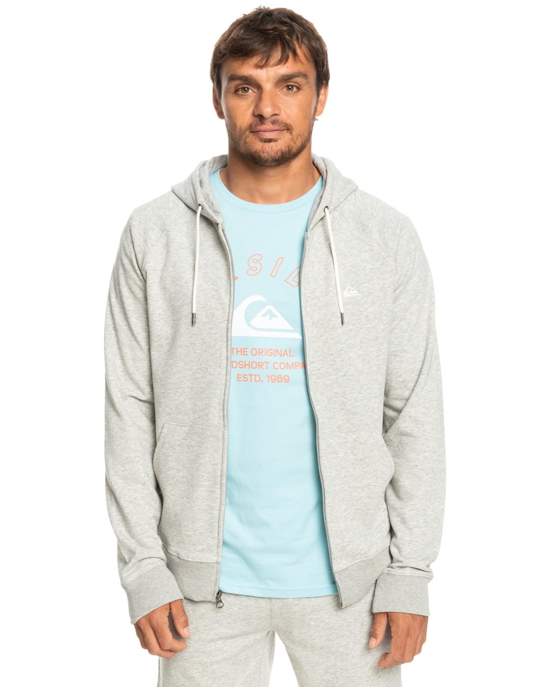 Quiksilver Salt Water Zip Hoodie Men's Cardigan Sweater (Pack of 1)