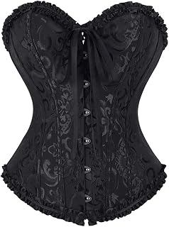frawirshau Women's Overbust Costume Corset Renaissance Victorian