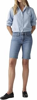 Levi's Women's Plus-Size Shaping Bermuda Shorts Bermuda Shorts