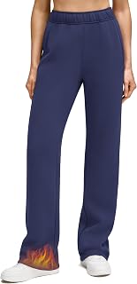 G4Free Flurrylux Women's Fleece Lined Warm Cotton Sweatpants with Pockets