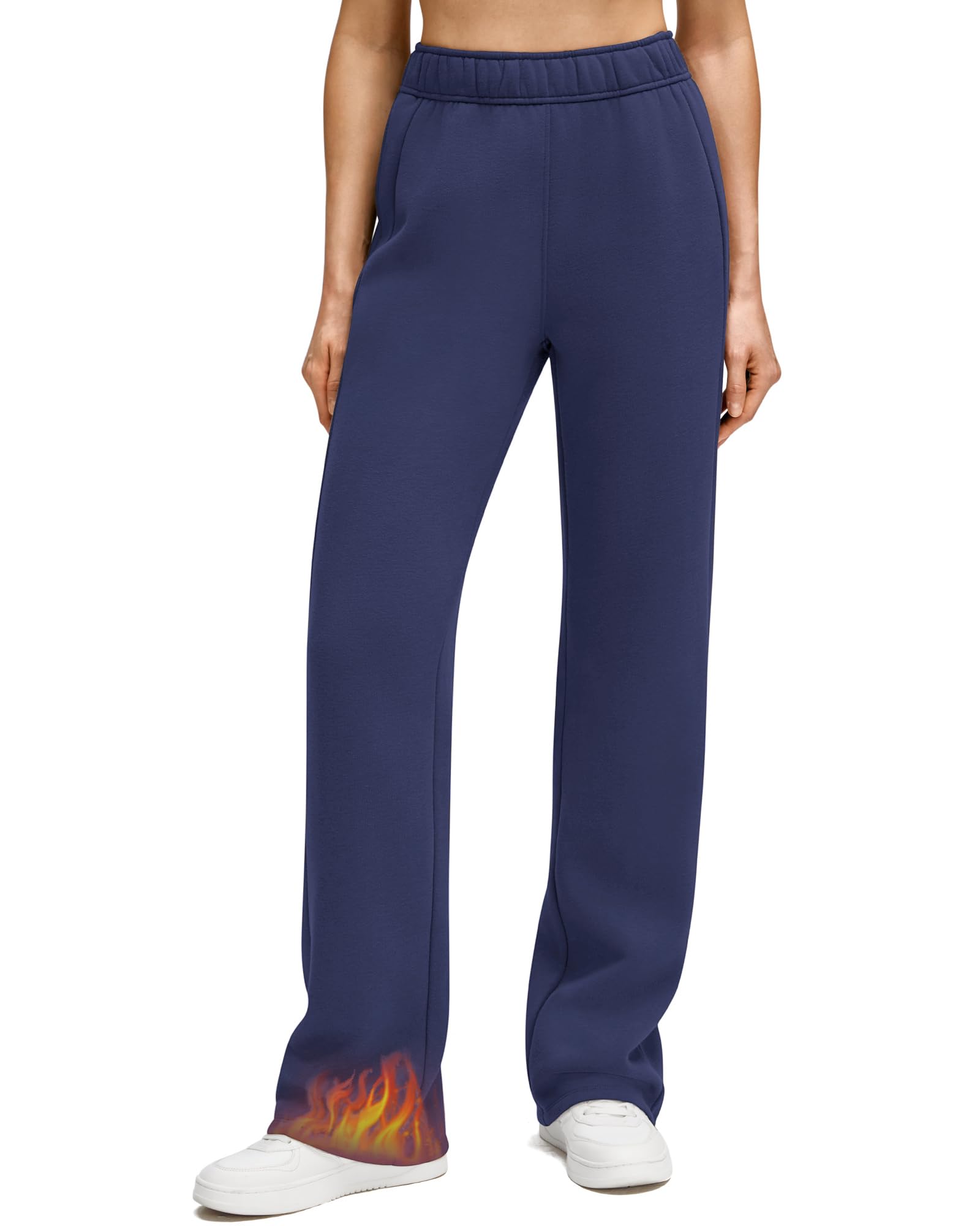 G4Free Flurrylux Women's Fleece Lined Warm Cotton Sweatpants with Pockets