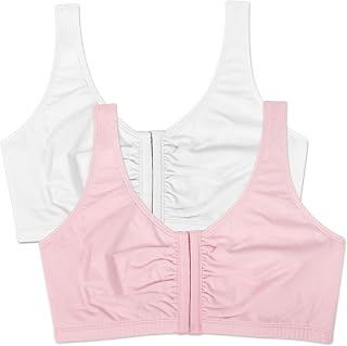 Fruit of the Loom Women's Multi-Pack Front Close Sports Bra