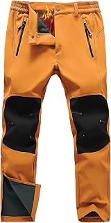 Rdruko メンズ スノー スキー パンツ 防水 スノーボード フリース 裏地付きパンツ