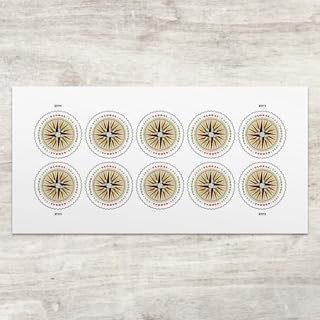 1794 Compass Rose 2025 (Sheet of 10) Global Forever International Rate First-Class Mail Postage Stamps