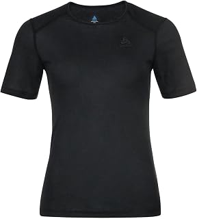 Odlo Active Warm Women's Thermal Underwear Active Warm | Short Sleeve Thermal Top | Women's Warm Ski Underwear (Pack of 1)