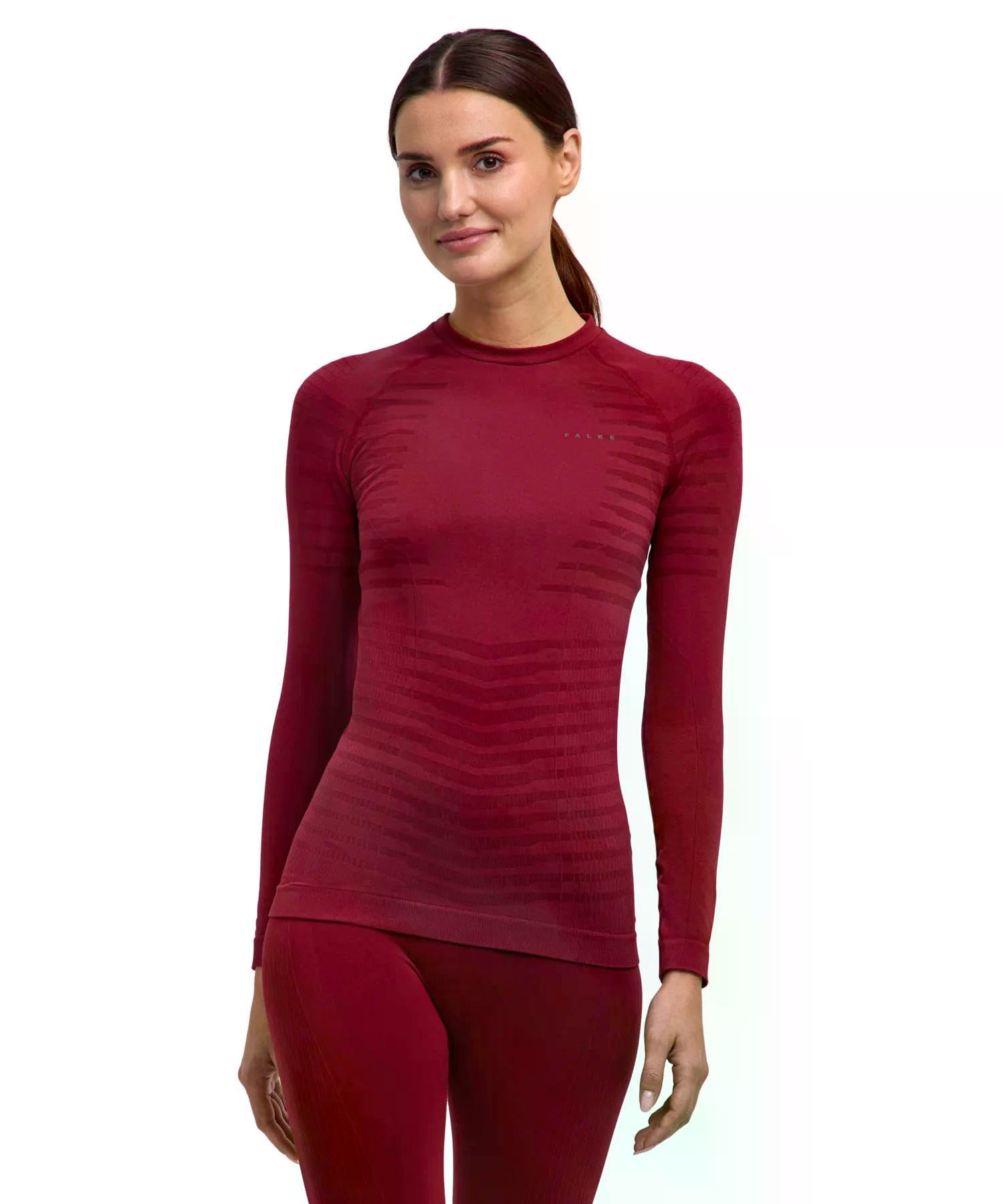 FALKE Women's Maximum Warm Tight Fit Longsleeved Functional Shirt Thermal Breath