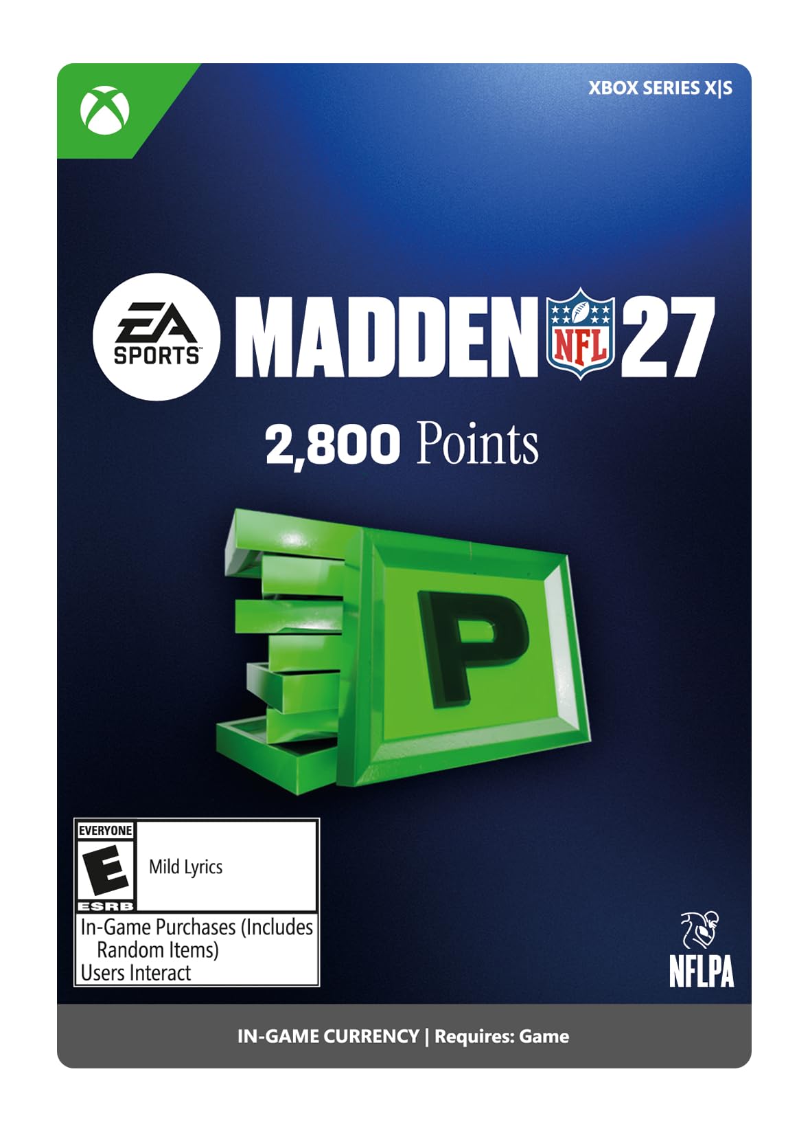 Madden NFL 27 | 2,800 Madden Points | XBOX Series X|S Digital Code