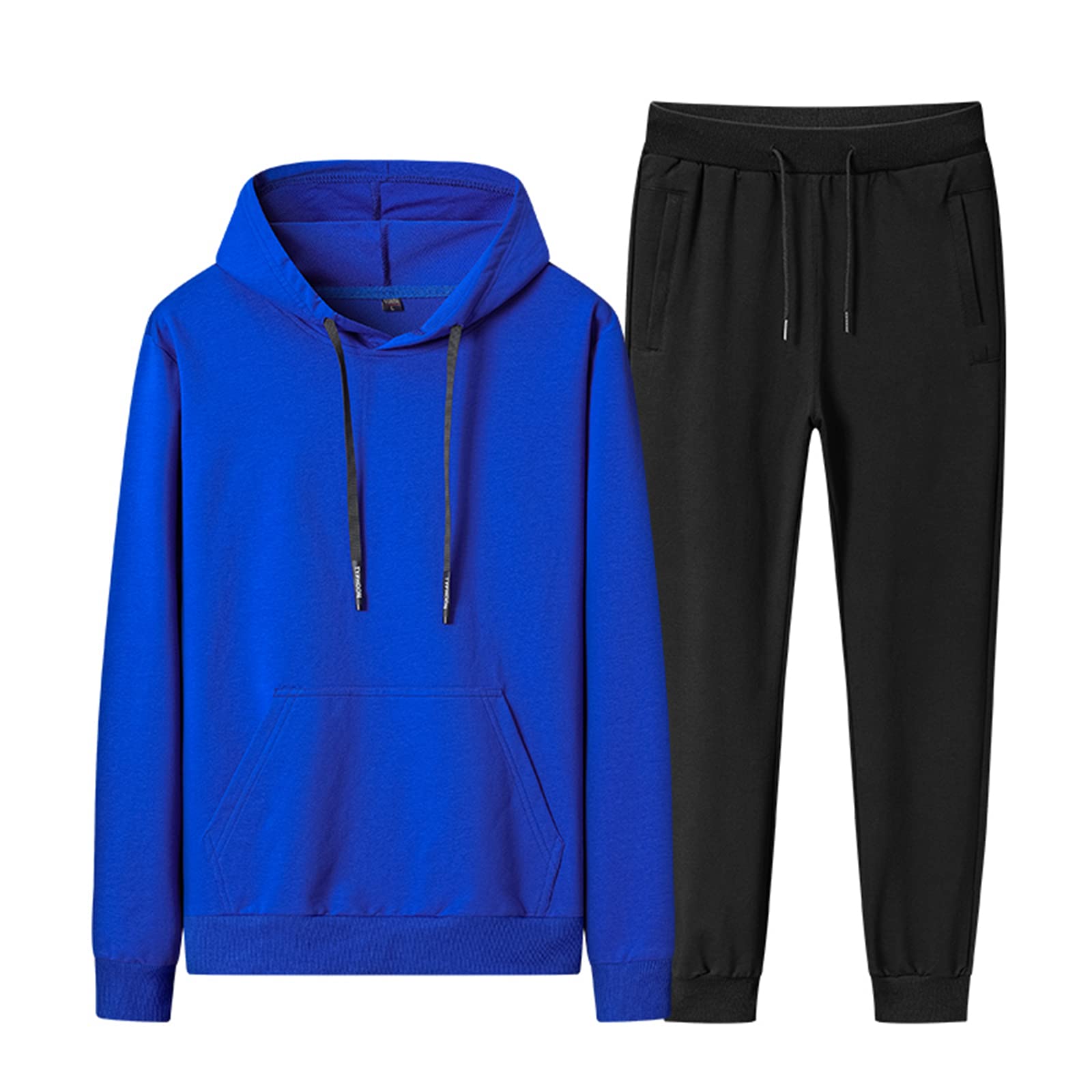 amropi Men's Tracksuit 2 Pieces Sportswear Set Hoodies and Pants