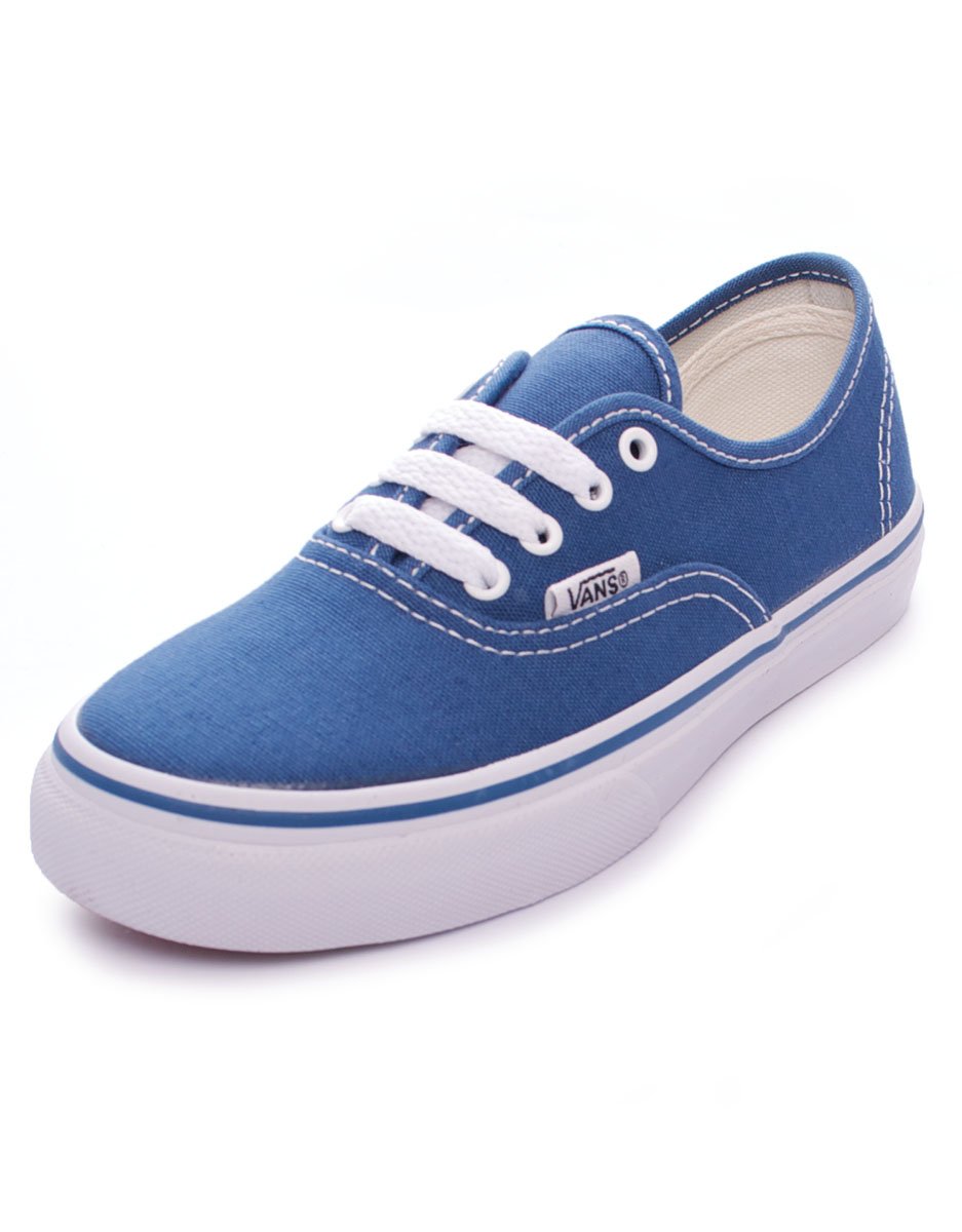 Vans Kids Authentic Skate Shoe- Navy - 12 Toddler