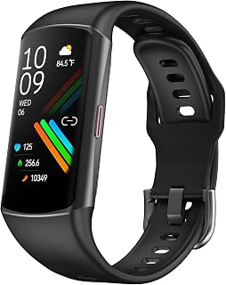 Smart Watch Fitness Tracker with 24/7 Heart Rate, Blood Oxygen Blood Pressure Monitor Sleep Tracker 120 Sports Modes Activity Trackers Step Calorie Counter IP68 Waterproof for Andriod iPhone Women Men