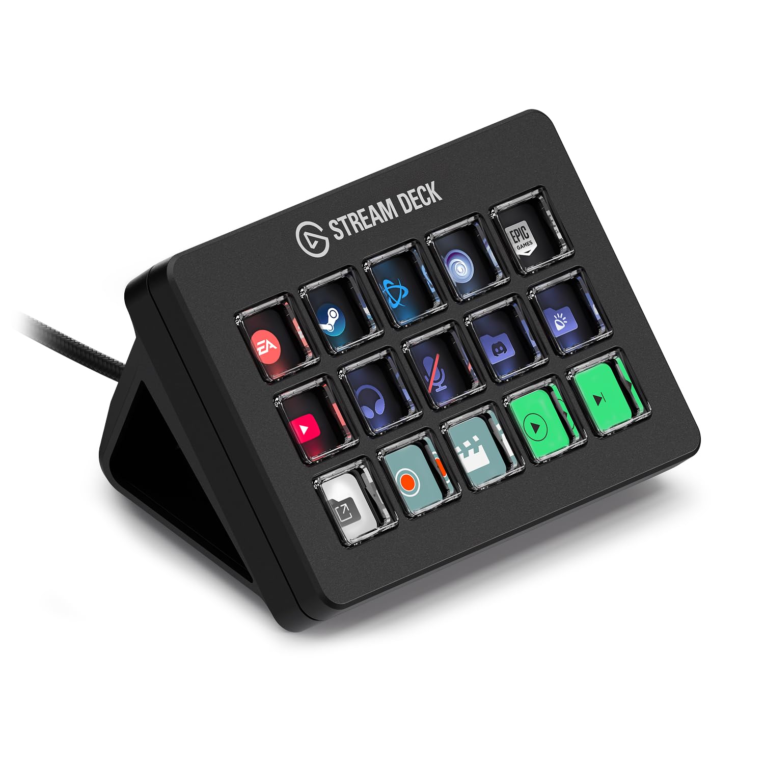 Elgato Stream Deck Scissor Keys Workflow Controller | Tactile, responsive macro 