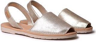 TONI PONS Mao - Abarca for Women in Leather., champagne, 37 EU