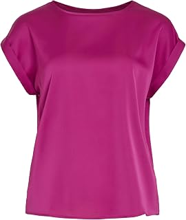 Vila Viellette S/S Satin Top-Noos for Women