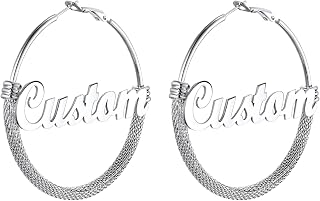 PROSTEEL 14K Gold PLated Hoop Earrings for Women Stainless Steel