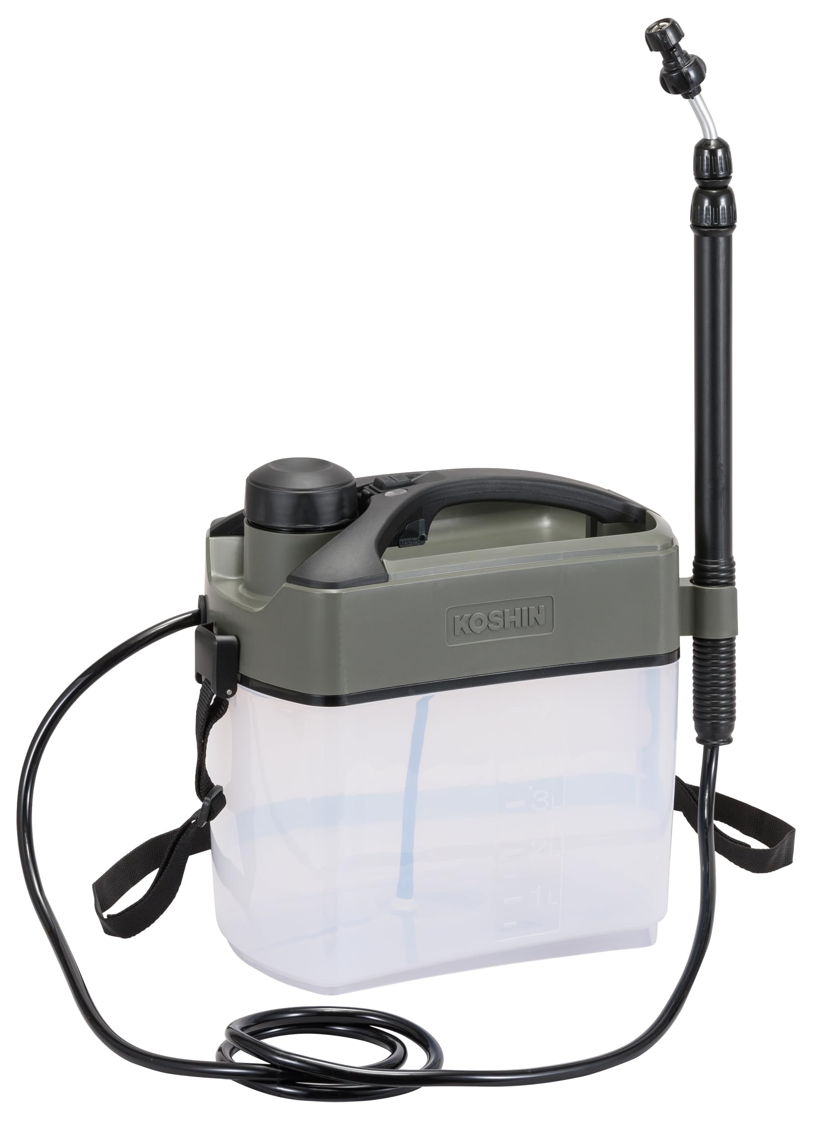 Koshin BGT Series BGT-5DR Electric Rechargeable Herbicide Sprayer, Pesticide Spr