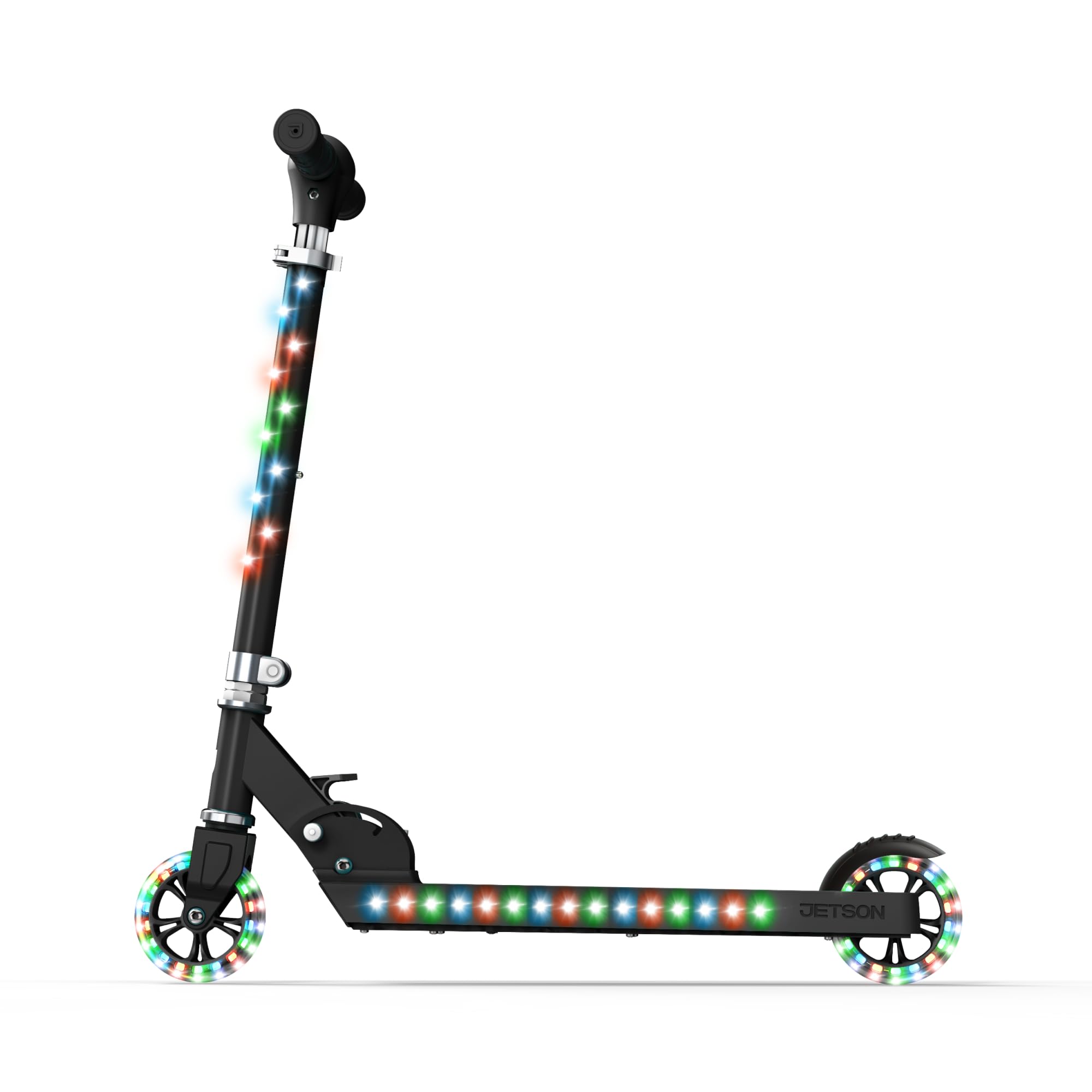 Jetson Jupiter Kids 2-Wheel Light-Up Kick Scooter, LED Lights on Handlebar, Stem